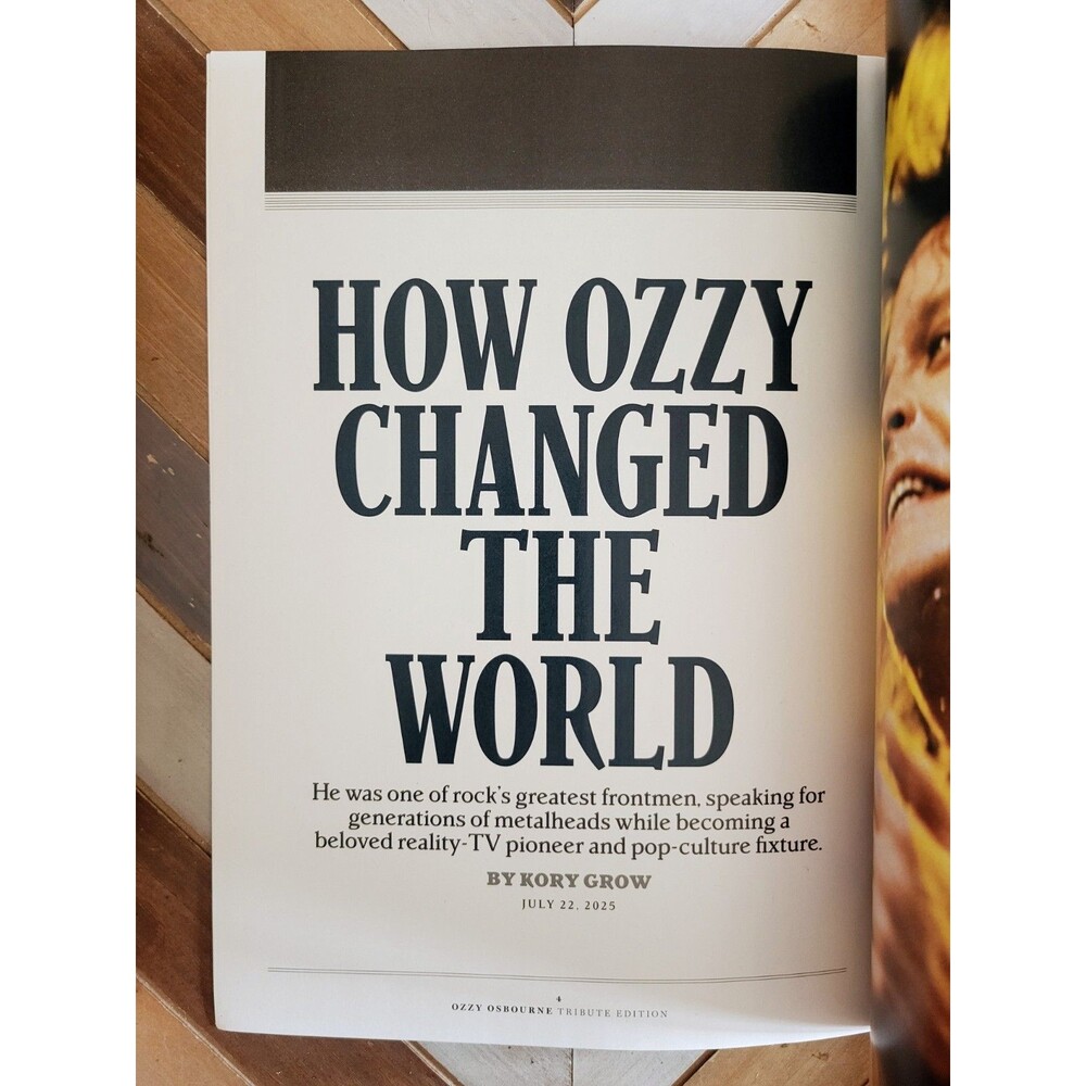 Rolling Stone: OZZY OSBOURNE - His Music & Life! Special Edition 2026 Brand New - Picture 4 of 16